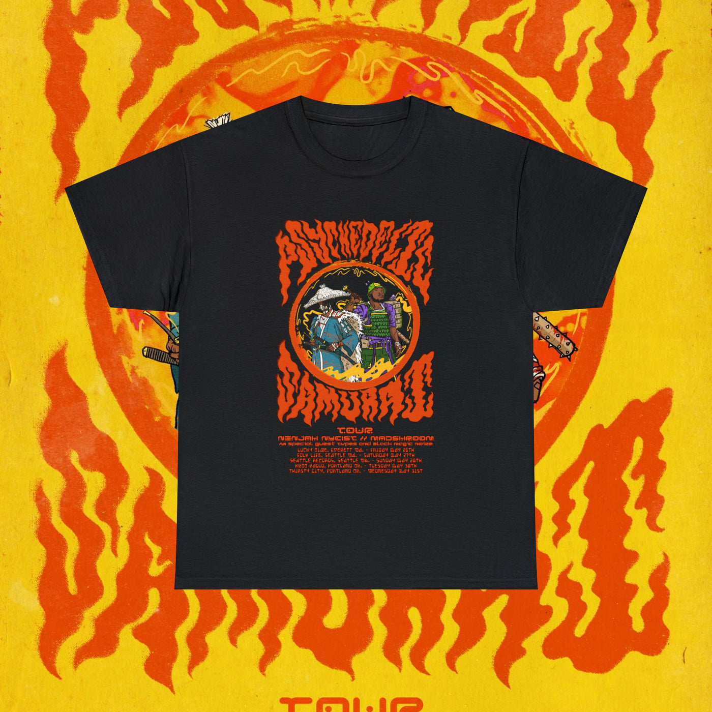 The "Psychedelic Samurai Experience" Tour Tee
