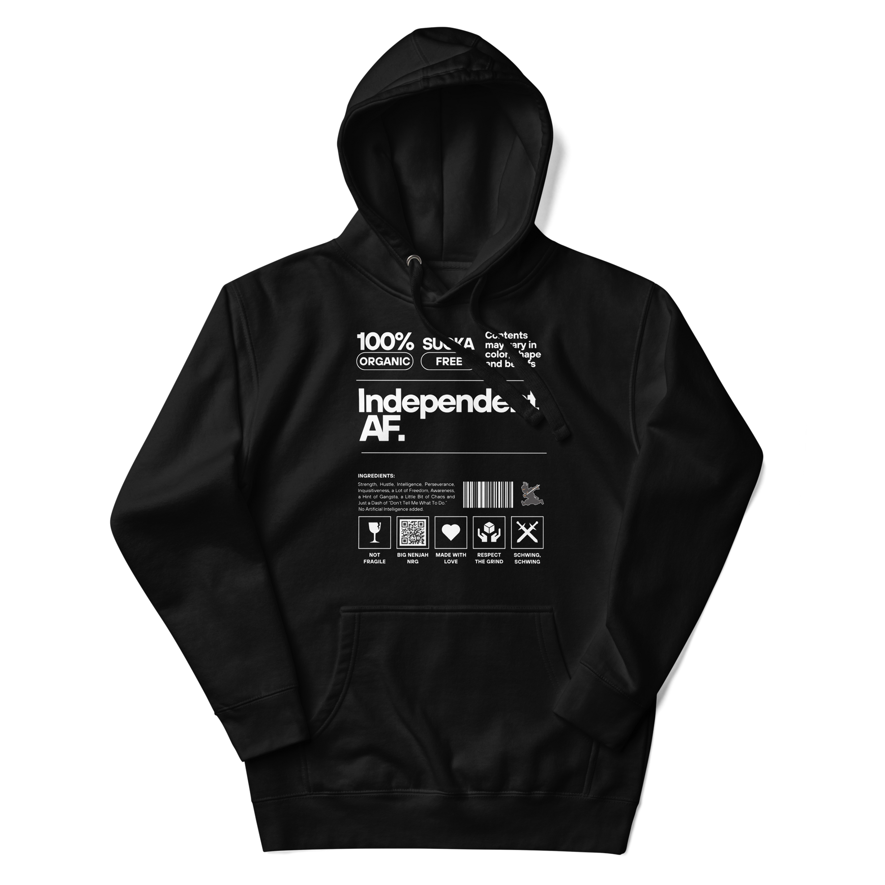 Independent AF. Hoodie New