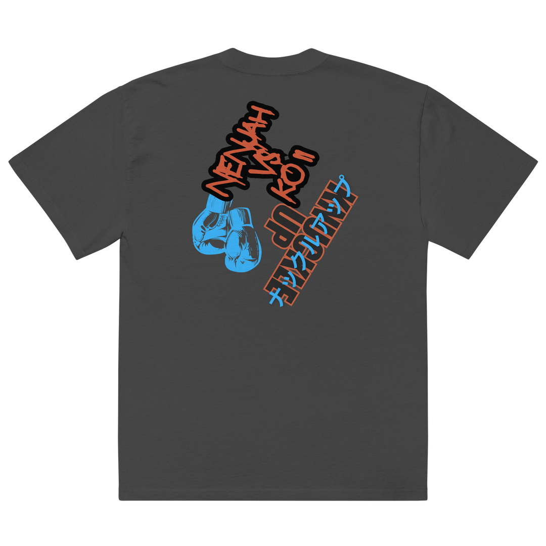 Knuckle Up Oversize Tee (Faded Black)