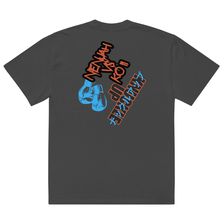 Knuckle Up Oversize Tee (Faded Black)