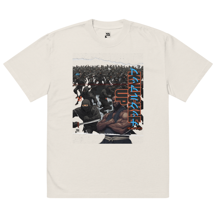 Knuckle Up Oversize Tee (Faded Bone)